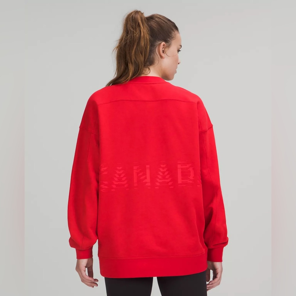 Lululemon Team Canada Perfectly oversize Crewneck COC logo